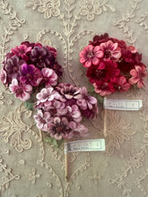 Load image into Gallery viewer, Antique Velvety Millinery Flower Bouquet
