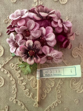 Load image into Gallery viewer, Antique Velvety Millinery Flower Bouquet