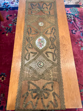 Load image into Gallery viewer, Antique French Metal Lace and Micro Petti Point Runner