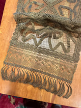 Load image into Gallery viewer, Antique French Metal Lace and Micro Petti Point Runner