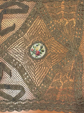 Load image into Gallery viewer, Antique French Metal Lace and Micro Petti Point Runner