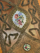 Load image into Gallery viewer, Antique French Metal Lace and Micro Petti Point Runner