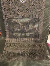 Load image into Gallery viewer, Antique French Metal Lace and Micro Petti Point Runner