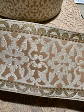 Load image into Gallery viewer, Vintage Damask Ribbon Gold Metallic Threads