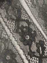 Load image into Gallery viewer, Vintage Alencon Style Black Lace