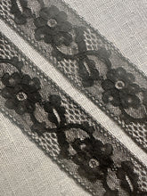 Load image into Gallery viewer, Vintage Alencon Style Black Lace