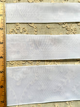 Load image into Gallery viewer, French Wired Vintage Ribbon Ivory White