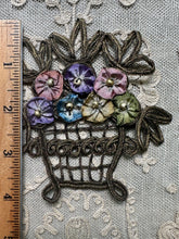 Load image into Gallery viewer, Antique Gold Metal Applique Ribbon Work Two Different