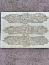 Load image into Gallery viewer, Antique Hand Made Linen Lace Appliques