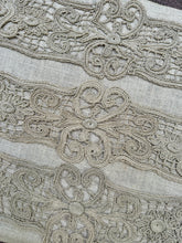 Load image into Gallery viewer, Antique Hand Made Linen Lace Appliques