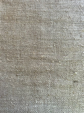 Load image into Gallery viewer, Antique Herringbone Weave Homespun Heavy Linen Fabric