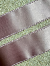 Load image into Gallery viewer, Vintage Lustrous Lavender Satin Ribbon