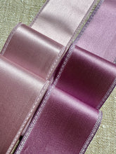 Load image into Gallery viewer, Vintage Lustrous Lavender Satin Ribbon