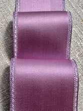Load image into Gallery viewer, Vintage Lustrous Lavender Satin Ribbon