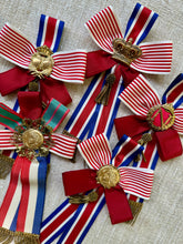 Load image into Gallery viewer, Patriotic Ornaments With Vintage &amp; Antique Metal Embellishments 5 Different