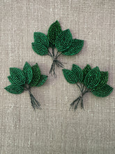 Load image into Gallery viewer, Glass Beaded Leaves Three Styles