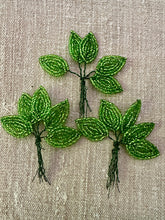 Load image into Gallery viewer, Glass Beaded Leaves Three Styles