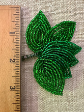 Load image into Gallery viewer, Glass Beaded Leaves Three Styles