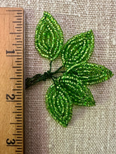 Load image into Gallery viewer, Glass Beaded Leaves Three Styles