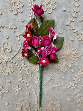Load image into Gallery viewer, Vintage Bouquets of Millinery Flowers Roses and Buds