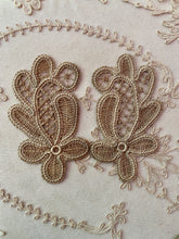 Load image into Gallery viewer, Hand Made Linen Lace Appliques