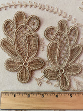 Load image into Gallery viewer, Hand Made Linen Lace Appliques