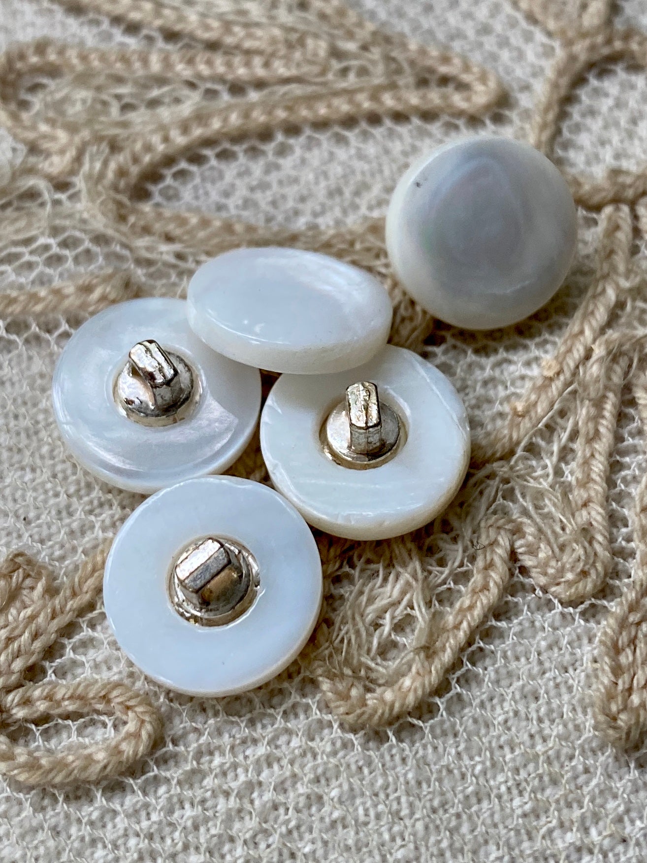 Pearl Mother Pearls Buttons, Shell Buttons Mother Pearl