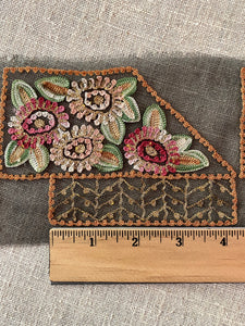 Tambour and Gold Metal Embroidered Appliques