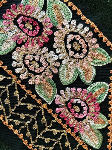 Tambour and Gold Metal Embroidered Appliques