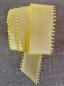 Vintage Picot Taffeta Ribbon in Ice Cream Colors