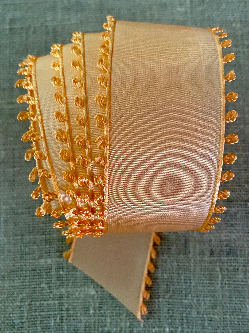 Vintage Picot Taffeta Ribbon in Ice Cream Colors