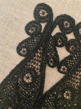 Load image into Gallery viewer, Victorian Black Glass Beaded Appliques
