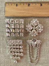 Load image into Gallery viewer, Czech Prong Set Rhinestone Vintage Buttons and Embellishments