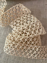 Load image into Gallery viewer, Antique French Lace Braided Net Trim