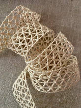 Load image into Gallery viewer, Antique French Lace Braided Net Trim