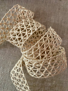 Antique French Lace Braided Net Trim