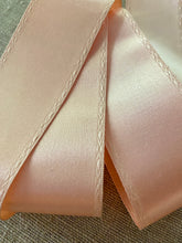 Load image into Gallery viewer, Ballet Pink Silk Satin Antique Ribbon