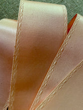 Load image into Gallery viewer, Ballet Pink Silk Satin and Cotton Ribbon