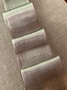 Silver Metal Tissue Ribbon