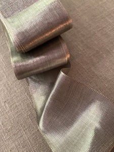 Silver Metal Tissue Ribbon