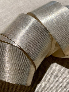 Silver Metal French Ribbon