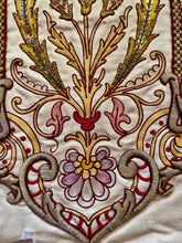 Load image into Gallery viewer, Antique Hand Embroidered Liturgical Embroidered Panel