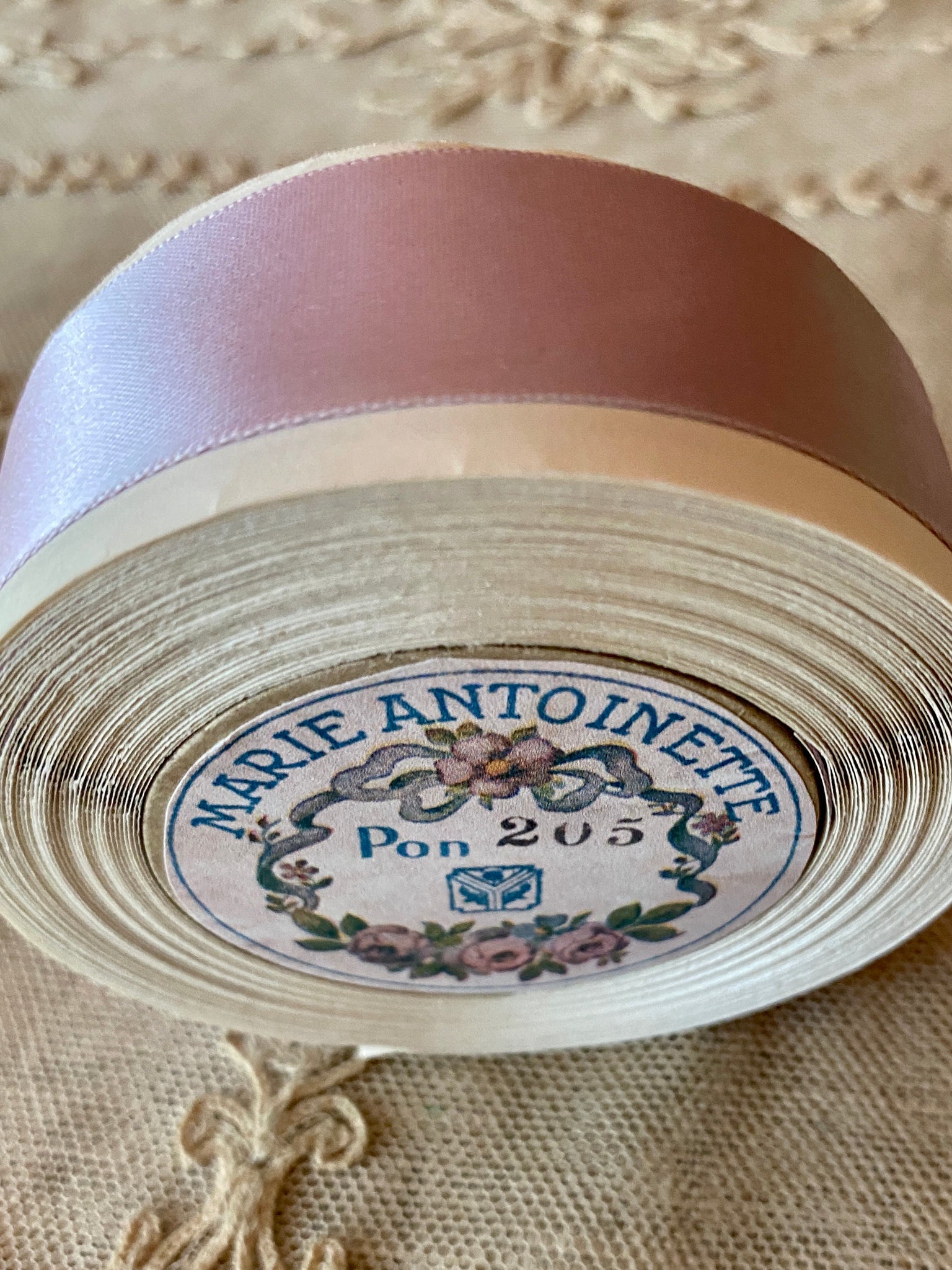 Vintage Ribbon by the Roll Double Faced Satin Ribbon – Vintage Passementerie
