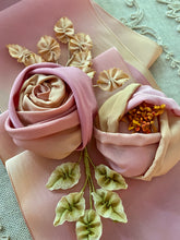 Load image into Gallery viewer, Antique Ombre Faded French Taffeta Ribbon