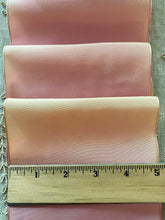 Load image into Gallery viewer, Antique Ombre Faded French Taffeta Ribbon