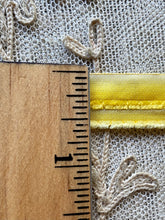 Load image into Gallery viewer, Vintage Yellow Ombre Chenille &amp; Tinsel Ribbons