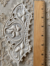 Load image into Gallery viewer, Embroidered Linen Appliques Arts &amp; Crafts Era
