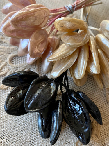 Vintage French Pearl Petals/Leaves for Ribbon Work