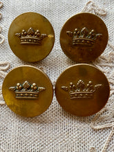 Load image into Gallery viewer, Crown of a Marquis Embossed French Antique Buttons