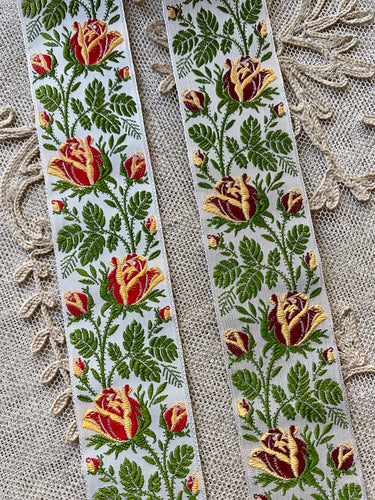 Vintage Roses & Buds Ribbons